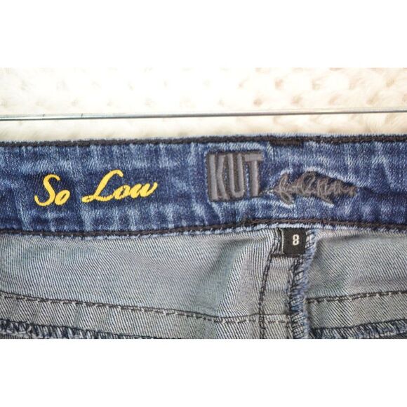 Kut From The Kloth Women's 8 So Low Bootcut Medium Wash Jeans - Picture 11 of 13